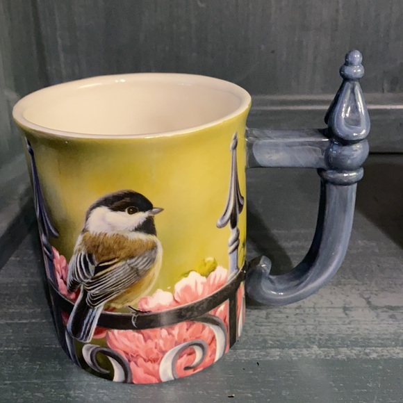 Chickadee Sculpted Mugs Set by Rosemary Millette By Brand Wild - Picture 4 of 11